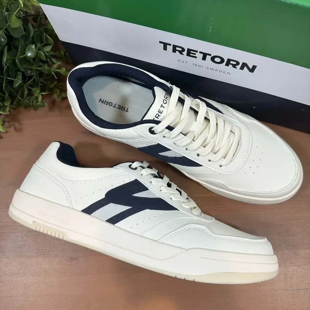 Tretorn Dennis White Low Top Lace Up Sneakers Men's Size 9.5